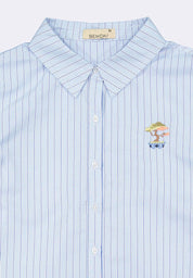 Women's Striped Woven Polo