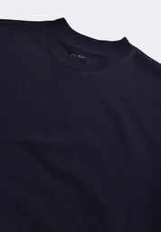 Women's Active Athleisure Mock Neck Premium Cotton T-Shirt