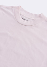 Women's Active Athleisure Mock Neck Premium Cotton T-Shirt