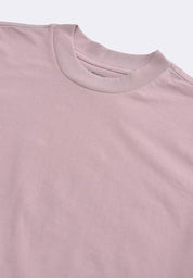 Women's Active Athleisure Mock Neck Premium Cotton T-Shirt