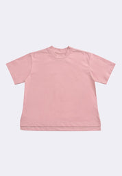 Women's Active Athleisure Mock Neck Premium Cotton T-Shirt