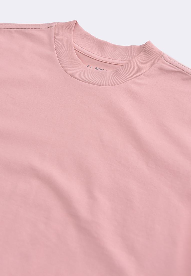 Women's Active Athleisure Mock Neck Premium Cotton T-Shirt