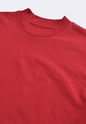 Women's Active Athleisure Mock Neck Premium Cotton T-Shirt