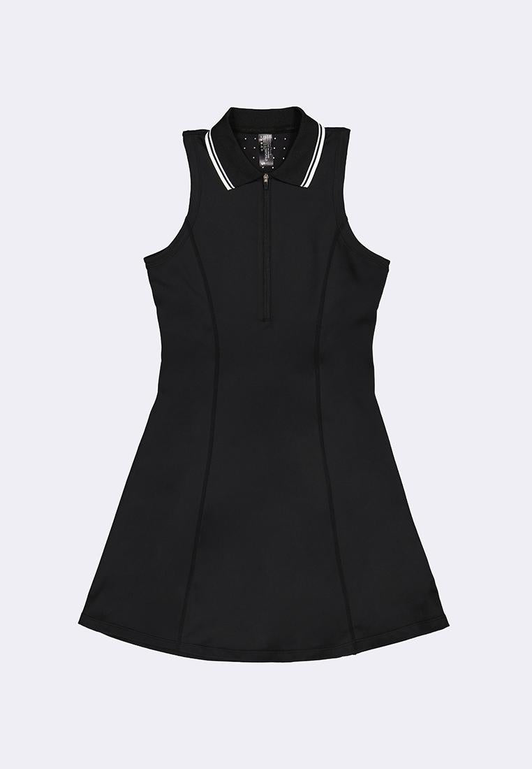 Women's Active Quick Dry Tennis Dress With Collar With Separate Inner Shorts