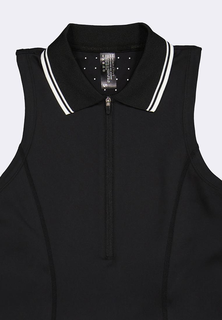 Women's Active Quick Dry Tennis Dress With Collar With Separate Inner Shorts