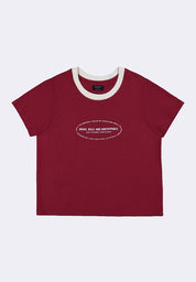Women's Cropped Graphic T-Shirt