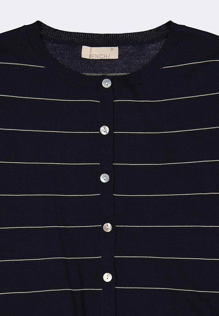 Women's Striped Flat Knit Top