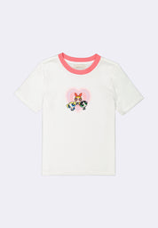 Bench x The Powerpuff Girls Women's Round Neck Graphic T-Shirt