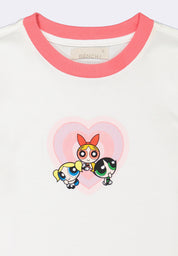 Bench x The Powerpuff Girls Women's Round Neck Graphic T-Shirt