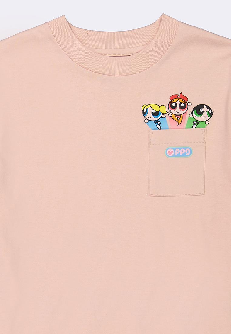 Bench x The Powerpuff Girls Women's Round Neck Graphic T-Shirt