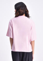 Women's Oversized Round Neck Graphic T-Shirt