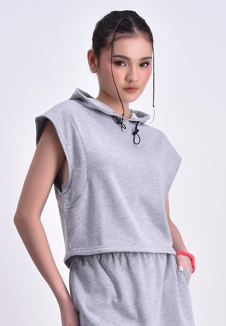 Women's Oversized Cropped Hoodie