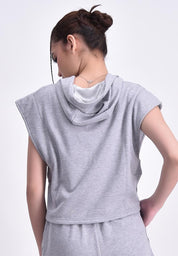 Women's Oversized Cropped Hoodie