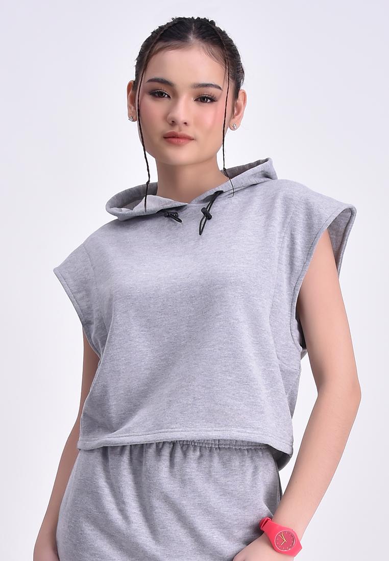 Women's Oversized Cropped Hoodie