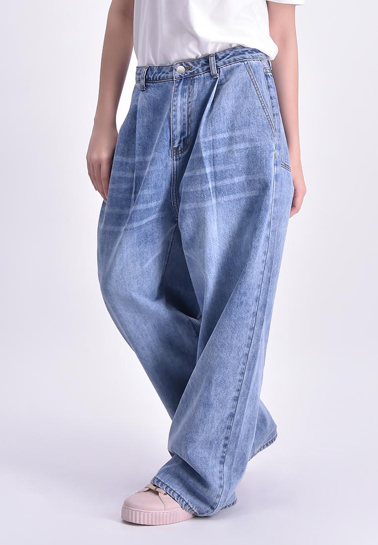Women's Straight Baggy Pants – Bench Online - Main Image