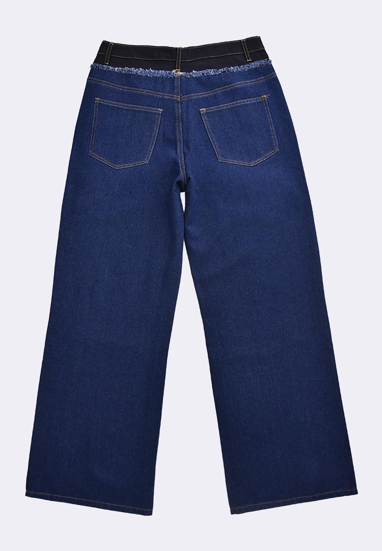 Women's Two Tone High Waist Pants