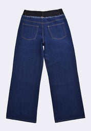 Women's Two Tone High Waist Pants