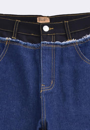 Women's Two Tone High Waist Pants