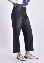 Women's Faded Denim Pants