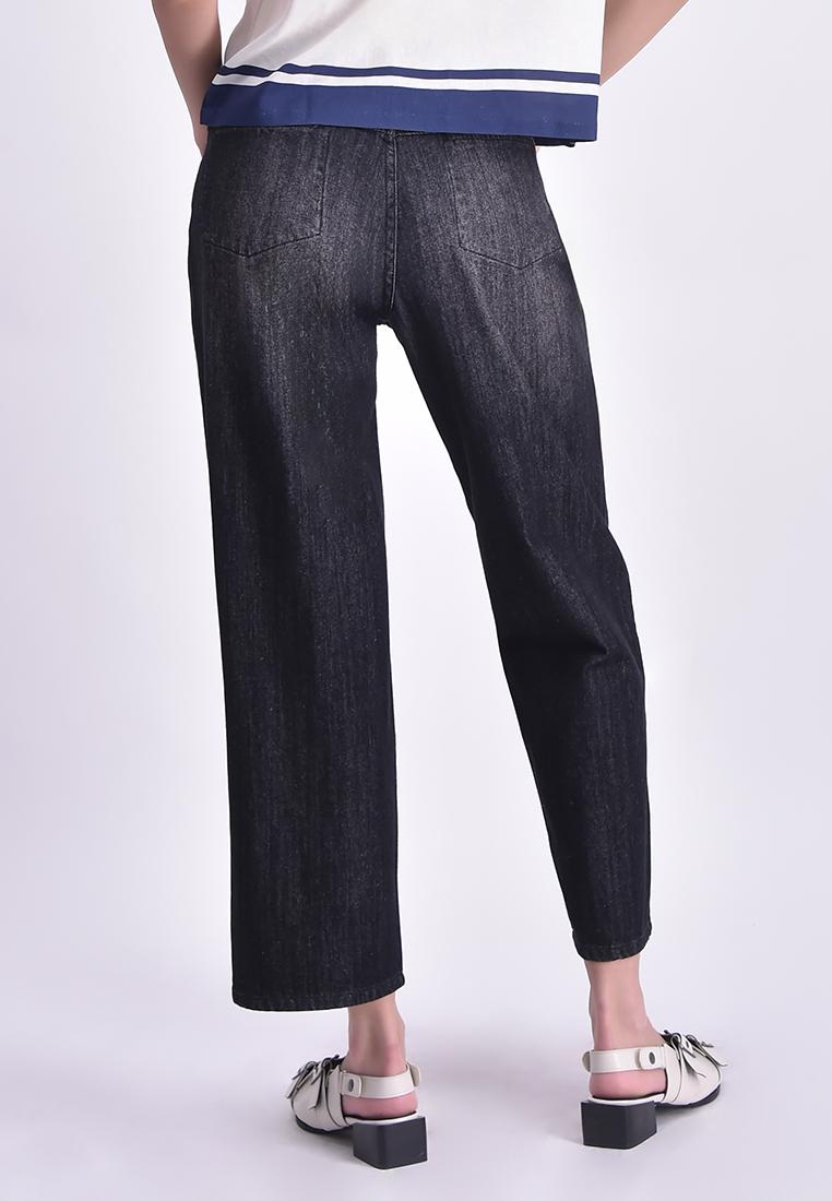 Women's Faded Denim Pants