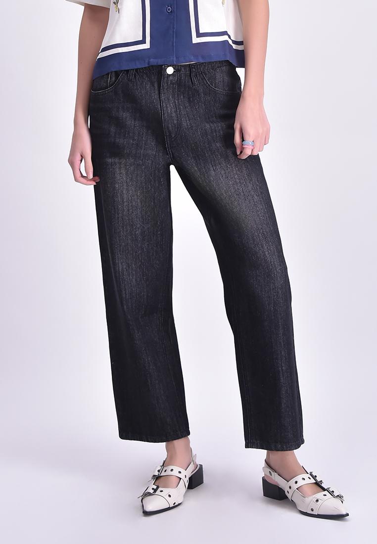 Women's Faded Denim Pants