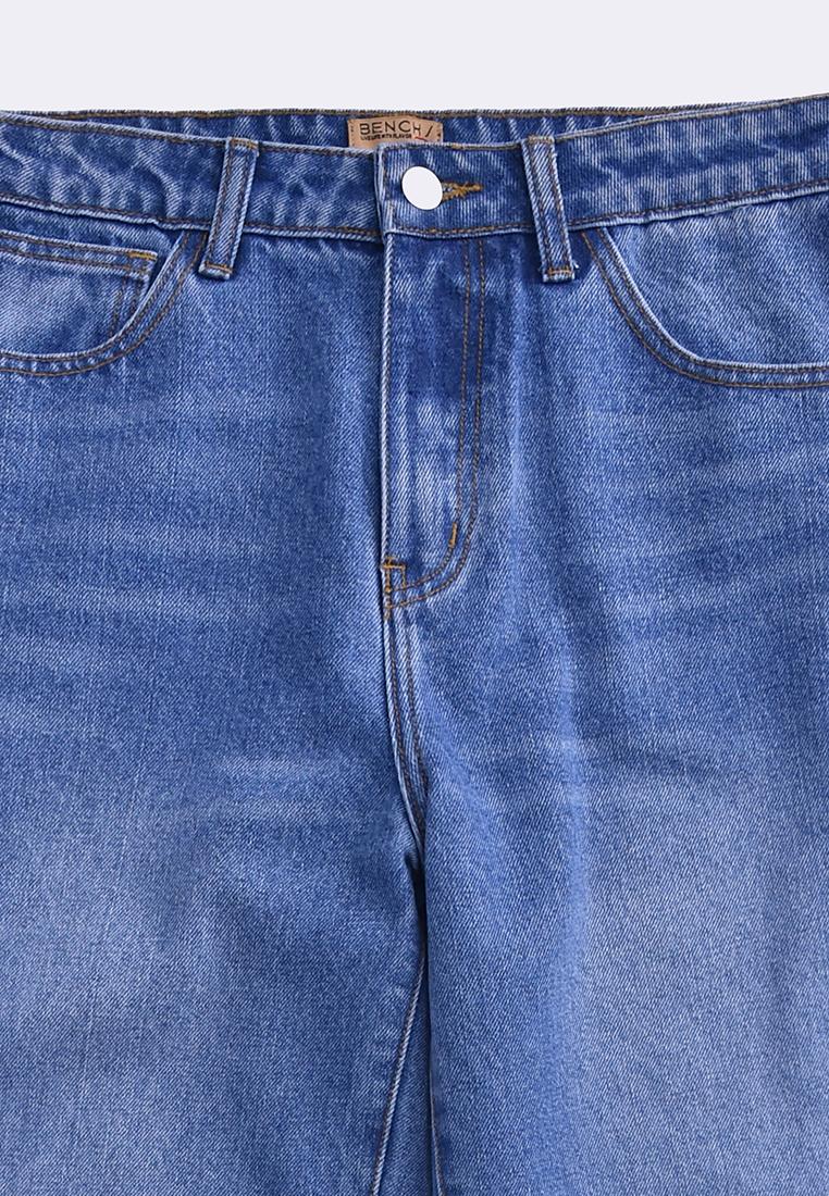 Bench x The Powerpuff Girls Women's Wide Leg Cuffed Denim Pants