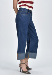 Women's Wide Leg Denim Pants