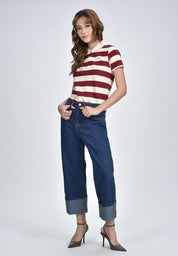 Women's Wide Leg Denim Pants