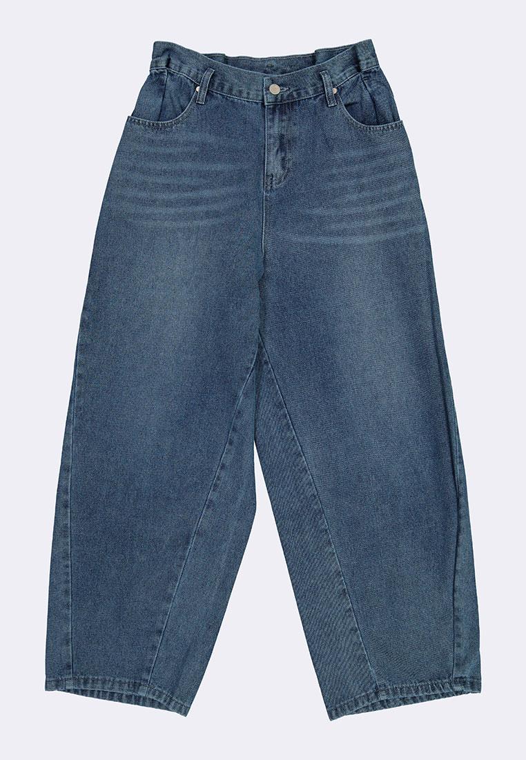Women's Denim Wide Leg Barrel Pants