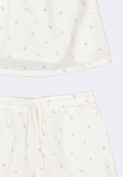 Women's Woven Summer Tank & Shorts Loungewear Set