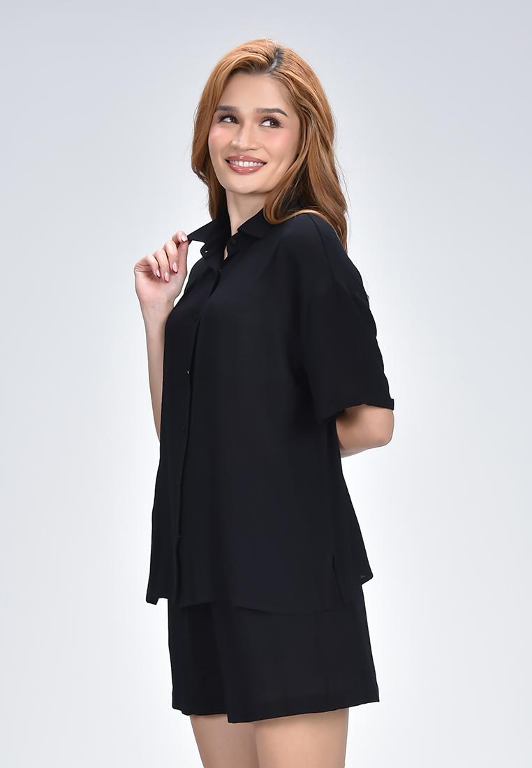 Women's Woven Loungewear Set