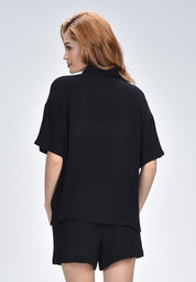 Women's Woven Loungewear Set
