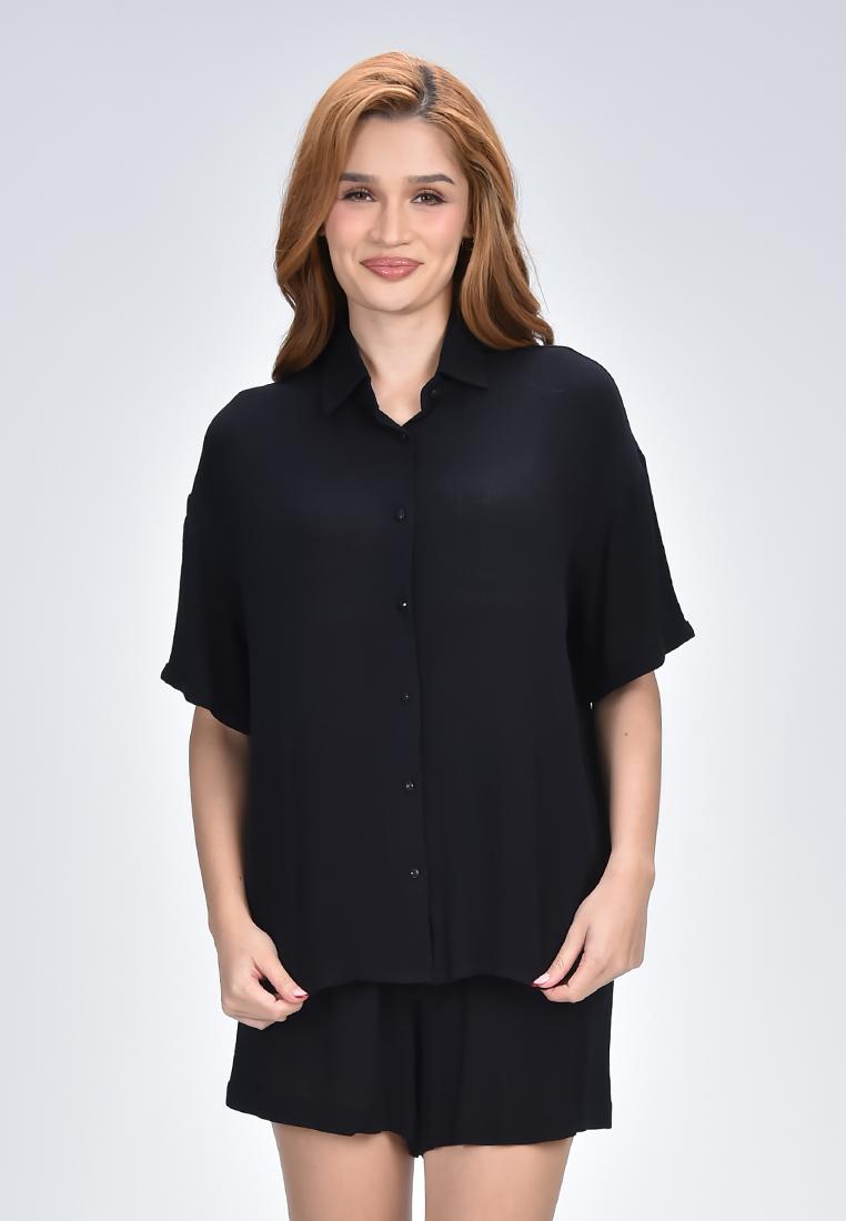 Women's Woven Loungewear Set