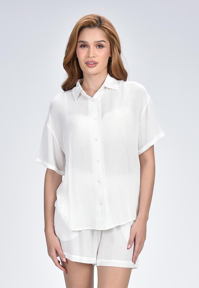 Women's Woven Loungewear Set