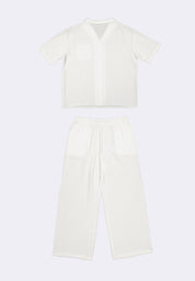 Women's Woven Loungewear Set