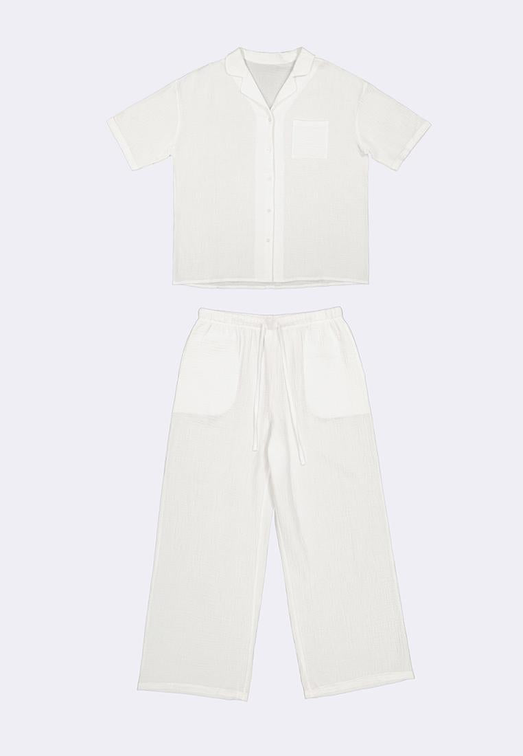 Women's Woven Loungewear Set