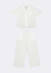 Women's Woven Loungewear Set
