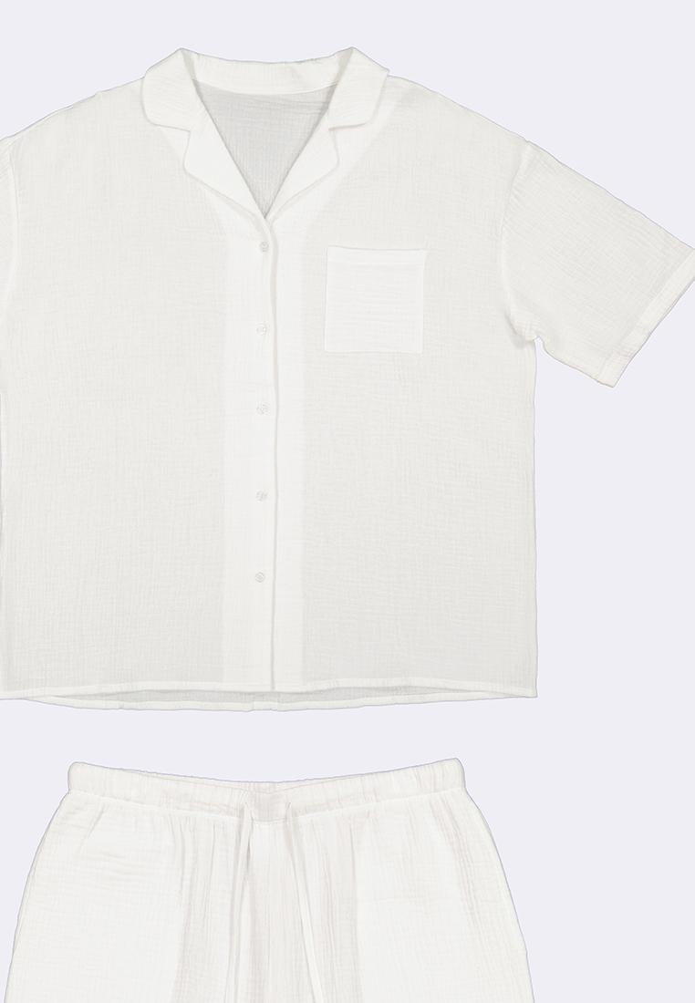 Women's Woven Loungewear Set