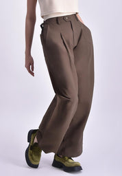 Women's High Waist Pleated Pants