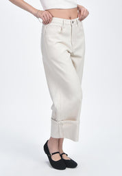 Women's Wide Leg Woven Pants
