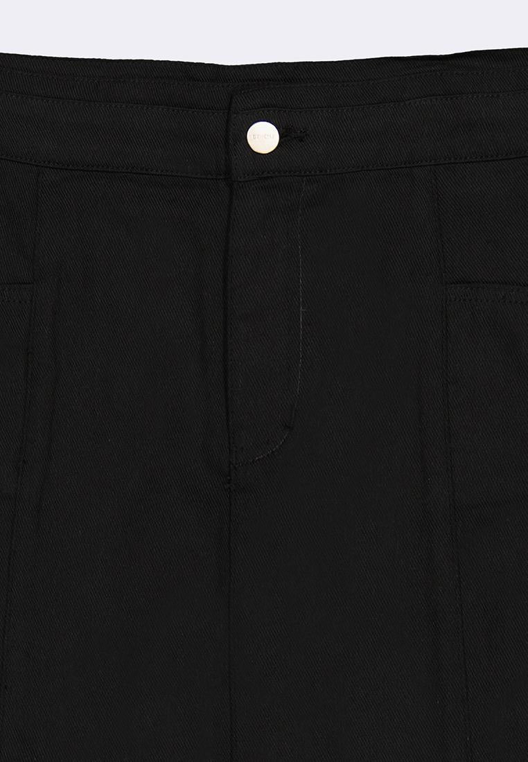 Women's Denim Mini Skirt - Main Image