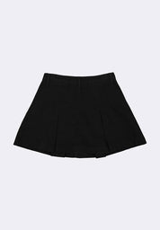 Women's Pleated Denim Skirt