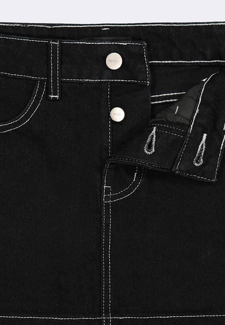 Bench x Chris Nick Womens Low Rise Micro Denim Skirt