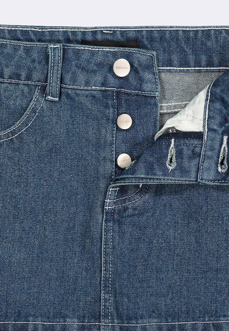 Bench x Chris Nick Womens Low Rise Micro Denim Skirt
