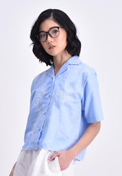 Women's Short Sleeve Boxy Shirt