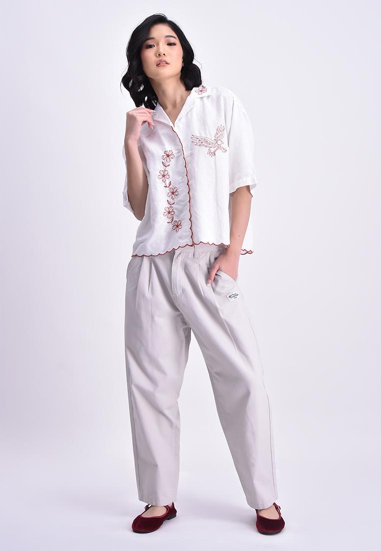 Women's Short Sleeve Boxy Shirt