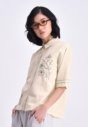 Women's Short Sleeve Boxy Shirt