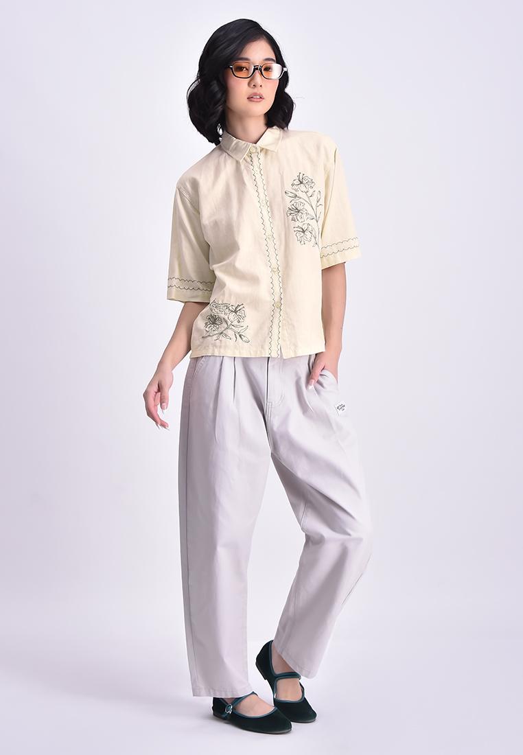 Women's Short Sleeve Boxy Shirt