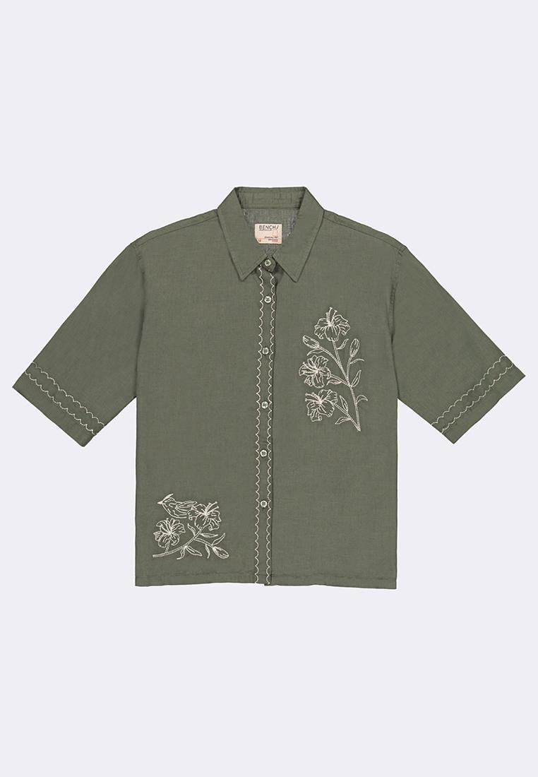 Women's Short Sleeve Boxy Shirt