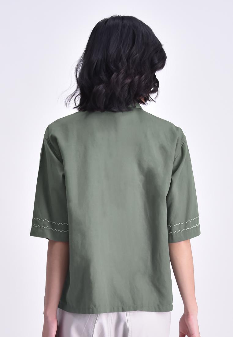Women's Short Sleeve Boxy Shirt